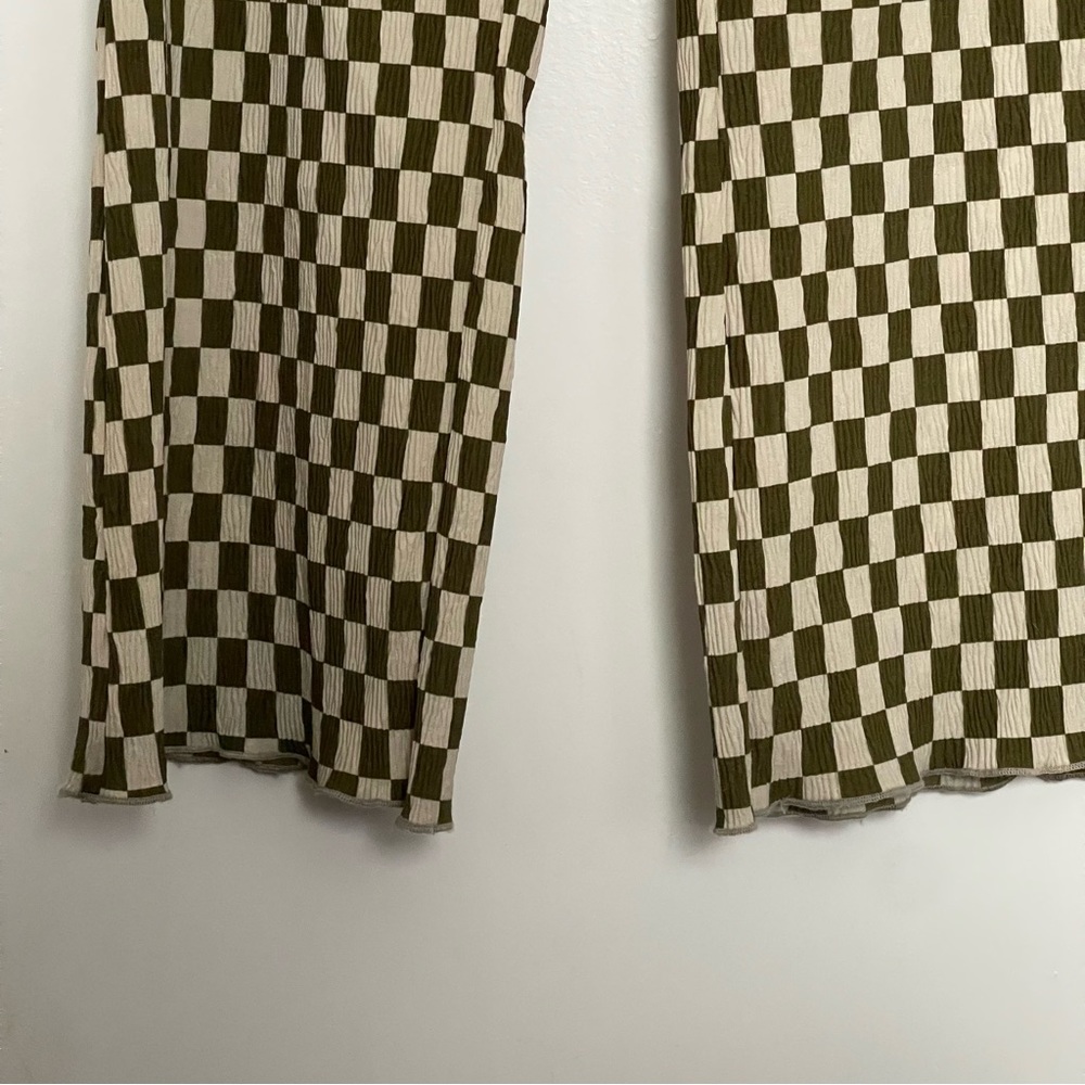 Starlow Green Checkered Pants - image 5